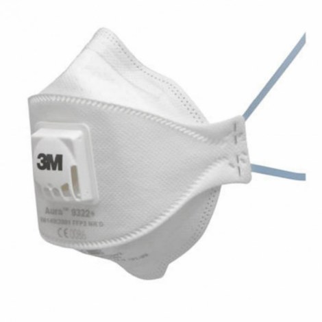 Hengityssuojain venttiilillä 3M 9322; FFP2