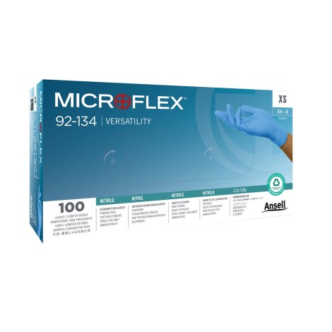 Työkäsineet Ansell Microflex 92-134; XL; 100 kpl.