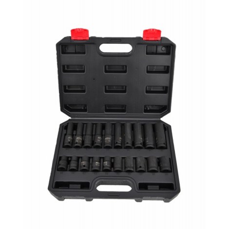 Iskuhylsysarja AWTools AW38695BL; 1/2''; 10-19 mm; 20 kpl.