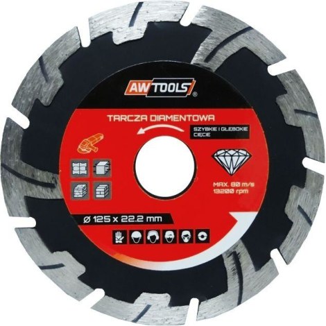 Timanttikatkaisulaikka AWTools AW45404; 230x22,2 mm