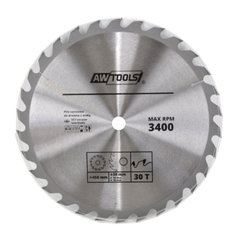 Katkaisuterä puulle AWTools AW48497; 600 mm