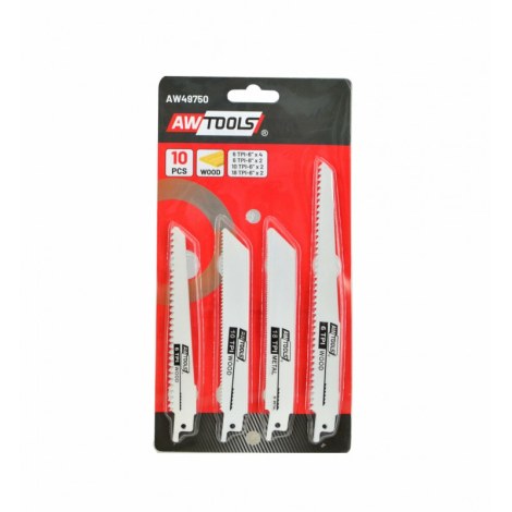 Puukkosahanterä AWTools AW49750; 10 kpl.