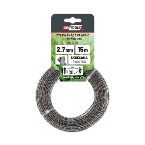Leikkuulanka AWTools AW70152; (2,4 mm/15 m)