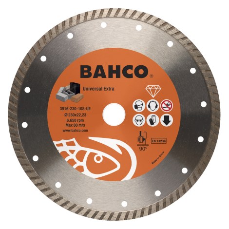 Timanttikatkaisulaikka Bahco 3916-230-10S-UE; 230 mm