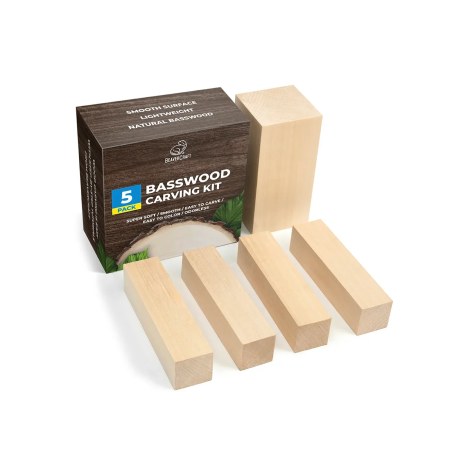 Puinen lusikka-aihio BeaverCraft BW1; 5 kpl.; kaiverrukseen