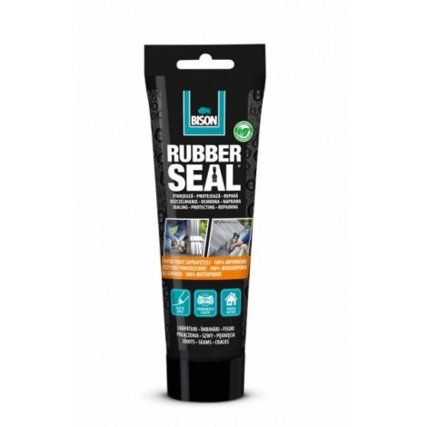 tiivistysmassa Bison 6313120 Rubber Seal; 250 g; musta