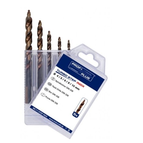 Poranteräsarja Bohrcraft BC12031330005; 4-10 mm; 5 kpl.