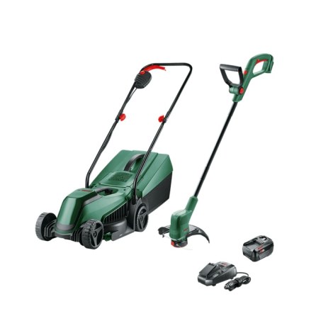 Työkalusarja Bosch 06008B9D02 (EasyMower 18V-32-200 + EasyGrasscut 18V-26); 18 V; 1x4,0 Ah akku