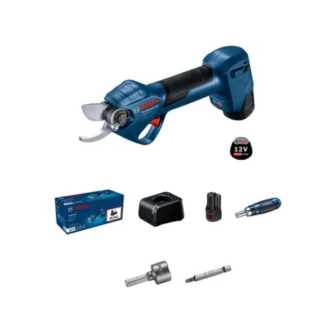 Oksasakset Bosch GGP 12V-25 Professional; 12 V; 2x3,0 Ah akku