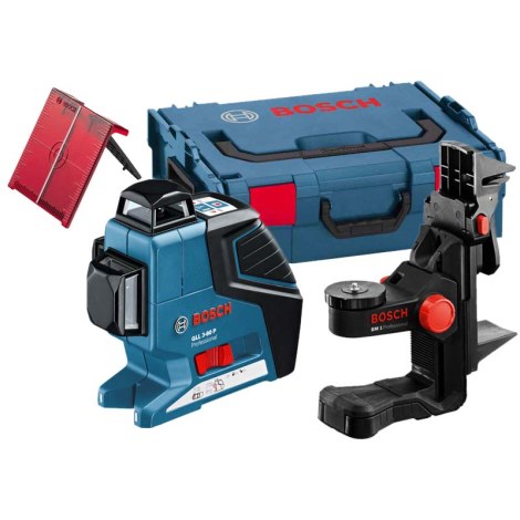Linjalaser Bosch GLL 3-80 P + Universaali pidike BM 1
