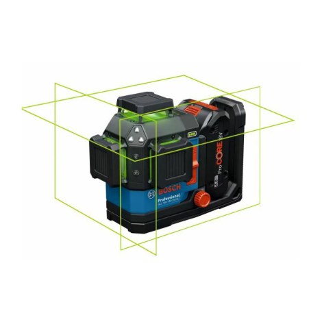 Ristilinjalaser Bosch GLL 18V-120-33 CG Professional; 18 V (ilman akkua ja laturia)