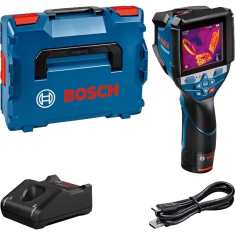 Infrapunalämpömittari Bosch GTC 600 C; 12 V; 1x2,0 Ah akku