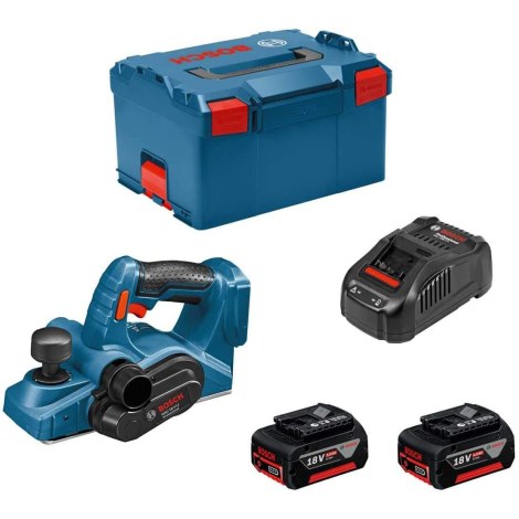 Akkuhöylä Bosch GHO 18 V-LI; 18 V; 2x5,0 Ah akku