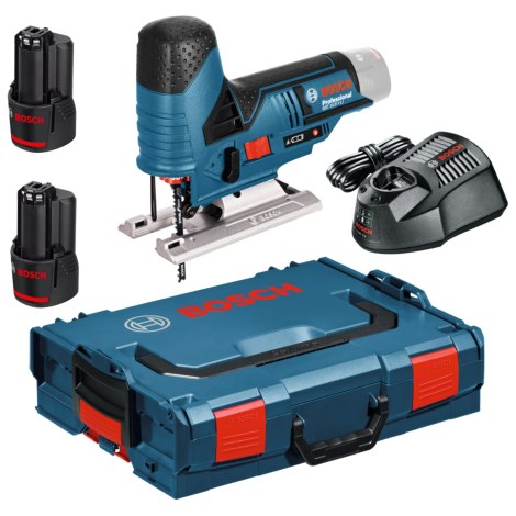 Pistosaha Bosch GST 10,8V-Li; 10,8 V; 2x2,0 Ah akku