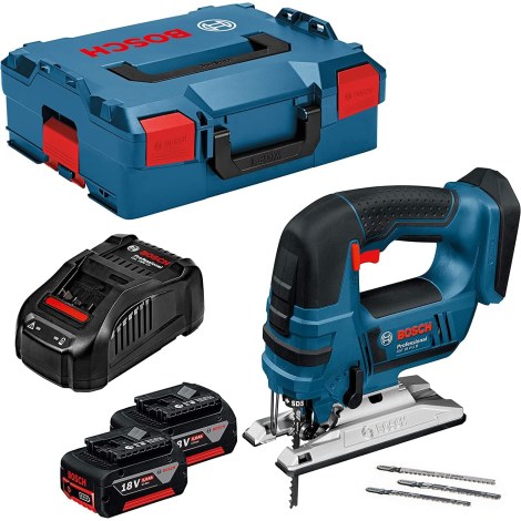 Pistosaha Bosch GST 18 V-LI B Professional; 18 V; 2x5,0 Ah akku