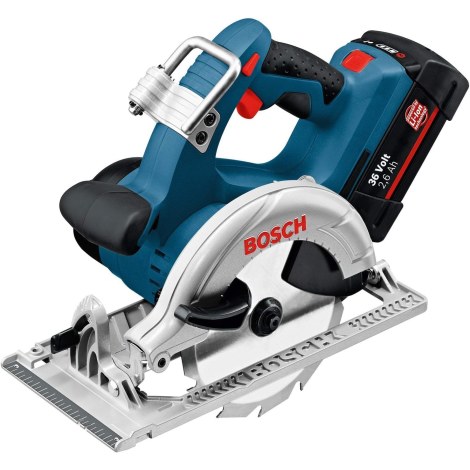 Akkupyörösaha Bosch GKS 36 V-LI; 36 V; 2x2,6 Ah akku