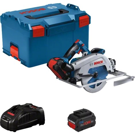 Akkupyörösaha Bosch GKS 18V-68 GC; 18 V; 2x5,5 Ah akku