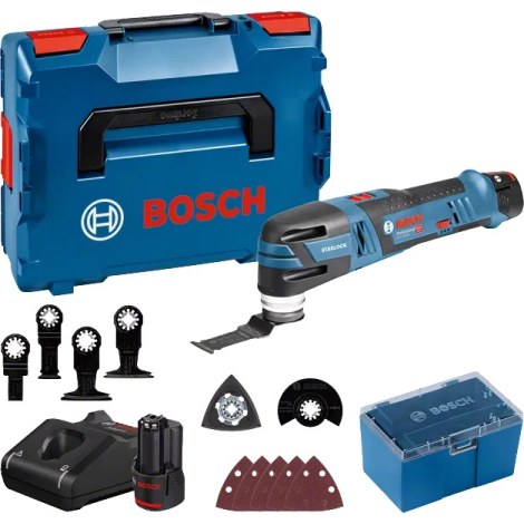 Monitoimityökalu Bosch GOP 12V-28; 12 V; 2x3,0 Ah akku
