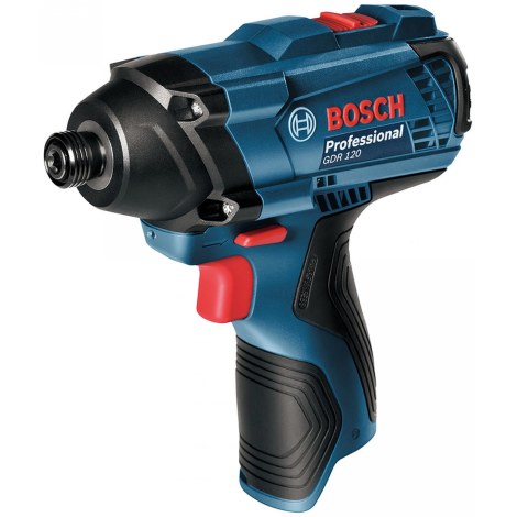 Iskumutterinväännin Bosch GDR 120-LI; 12 V (ilman akkua ja laturia)