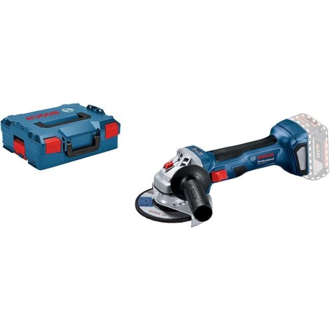 Akkukäyttöinen kulmahiomakone Bosch GWS 18V-7 Professional; 18 V (ilman akkua ja laturia) + L-BOXX 136