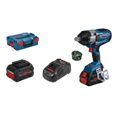 Iskumutterinväännin Bosch GDS 18V-1050 HC Professional; 18 V; 2x8,0 Ah akku + L-Boxx 136