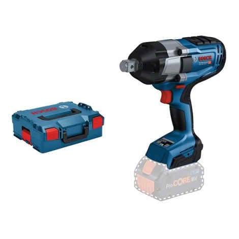 Iskumutterinväännin Bosch GDS 18V-1050 H BITURBO l-boxx; 18 V (ilman akkua ja laturia)