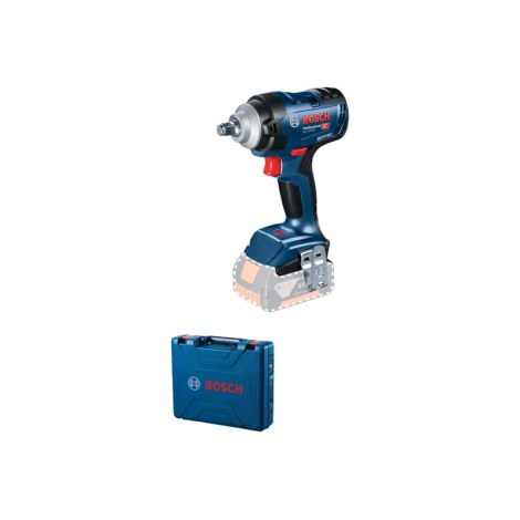 Iskumutterinväännin Bosch GDS 18V-400; 18 V (ilman akkua ja laturia)