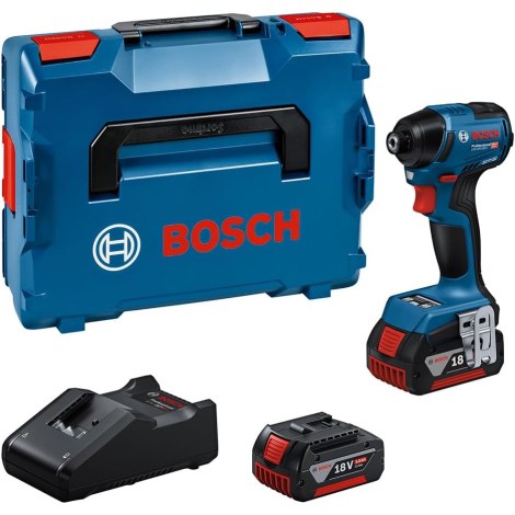 Iskuruuvinväännin Bosch GDR 18V-220 C Professional; 18 V; 2x5,0 Ah akku