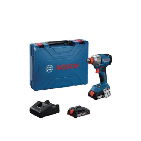 Iskumutterinväännin Bosch GDX 18V-285 Professional; 18 V; 2x2,0 Ah akku