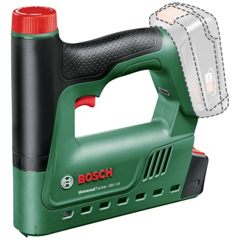 Akkusinkiläpistooli Bosch UniversalTacker 18V-14; 18 V (ilman akkua ja laturia)
