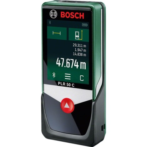 Laseretäisyysmittalaite Bosch PLR 50 C Bluetooth - ominaisuudella