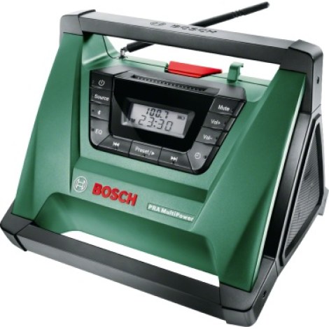 Radio Bosch PRA Multipower 10,8-18 V Li; 230V (ilman akkua ja laturia)