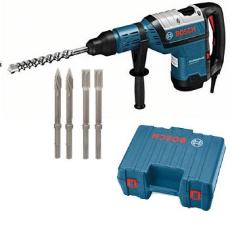 Poravasara Bosch GBH 8-45 D; 12,5 J; SDS-max + tarvikkeet