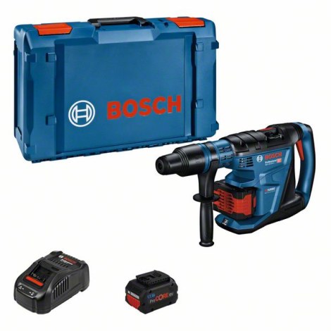 Poravasara Bosch GBH 18V-40 C Professional; 9,0 J; SDS-max; 18 V; 2x5,5 Ah akku