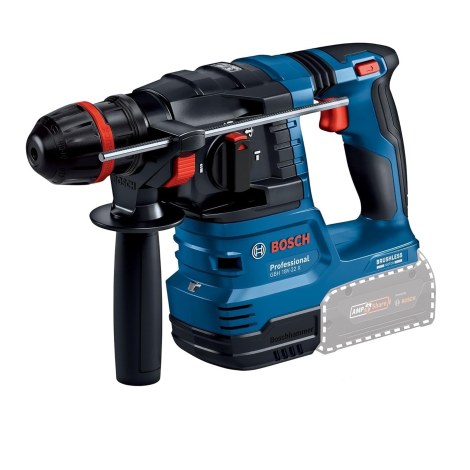 Akkukäyttöinen poravasara Bosch GBH 18V-22 X Professional; 2 J; 18 V; 2x4,0 Ah akku