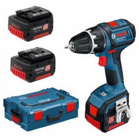 Pora/ruuvinväännin Bosch GSR 14,4 V-Li; 14,4 V; 3x4,0 Ah akku
