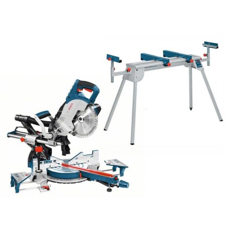 Katkaisu- ja jiirisaha Bosch GCM 8 SJL + työpöytä Bosch GTA 2600