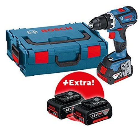 Pora/ruuvinväännin Bosch GSR 18V-60 C; 18 V; 3x5,0Ah akku