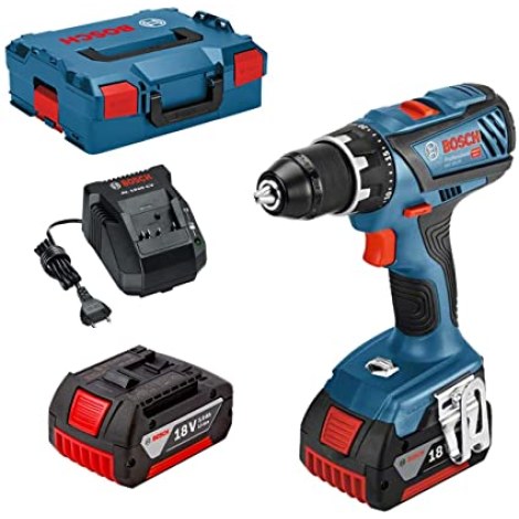 Pora/ruuvinväännin Bosch GSR 18V-28; 18 V; 2x3,0 Ah akku