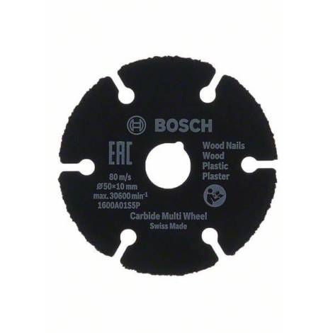 Katkaisulaikka Bosch 1600A01S5X; 50x1,0x10 mm