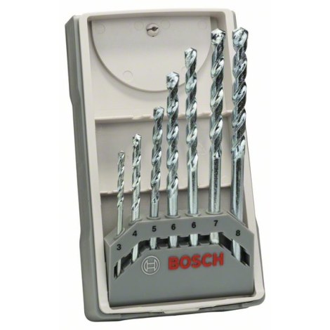 Kiviporanteräsarja Bosch Impact; 3-8 mm; 7 kpl.