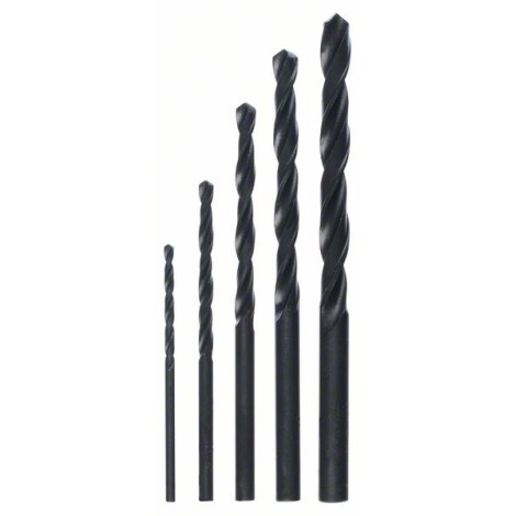Metalliporanteräsarja Bosch HSS-R; 2-6 mm; 5 kpl.