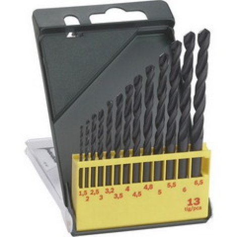 Metalliporanteräsarja Bosch HSS-R; 1,5-6,5 mm; 13 kpl.