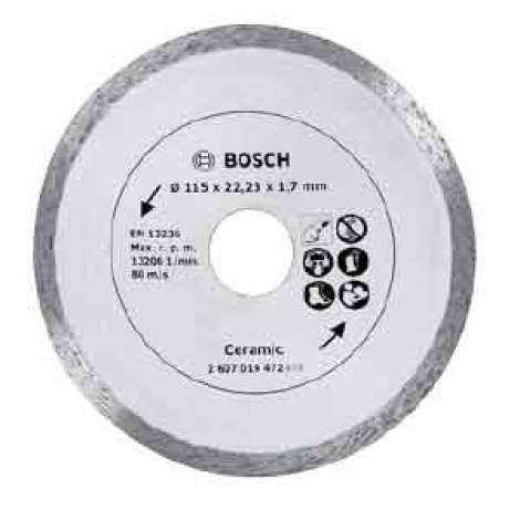 Timanttikatkaisulaikka Bosch BEST FOR CERAMIC; 115mm