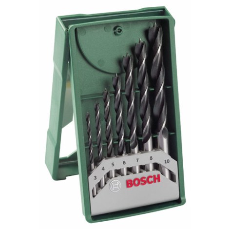 Puuporanteräsarja Bosch ; 3-10 mm; 7 kpl.