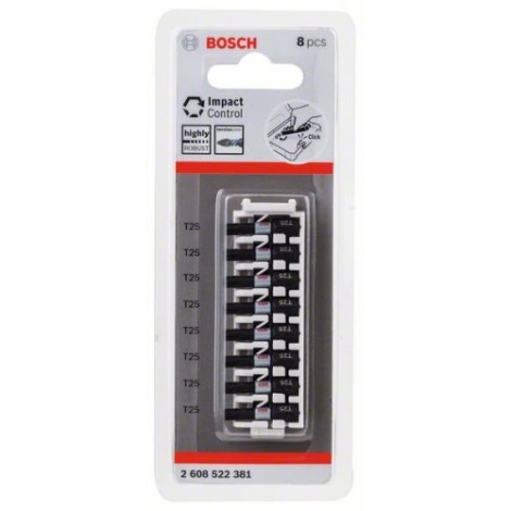 Urakärki Bosch Impact Control; T25/L25; 8 kpl.