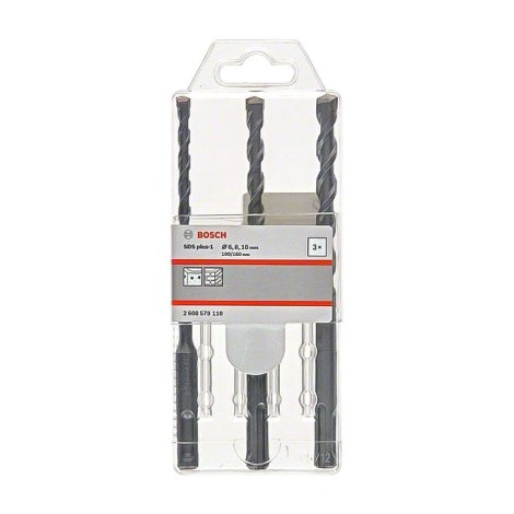 Betoniporanteräsarja Bosch 2608579118; 6/8/10 mm; 3 kpl.