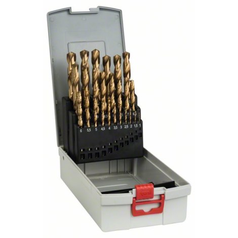 Metalliporanteräsarja Bosch 25 HSS-TIN; 1-13 mm; 25 kpl.