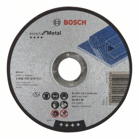 Hiova katkaisulaikka Bosch A46 S BF; 125x1,6 mm