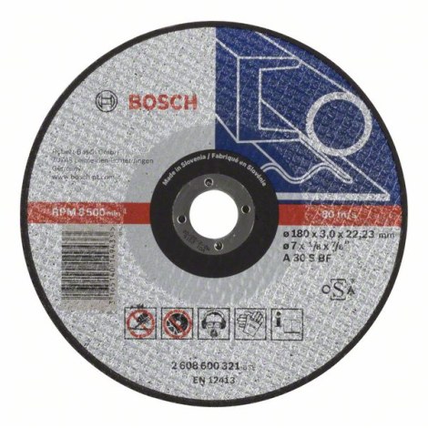 Hiova katkaisulaikka Bosch A30 S BF; 180x3 mm